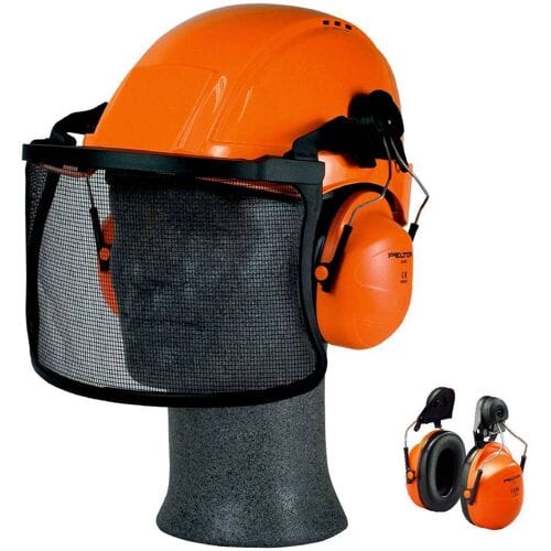 3M Peltor H31 Gehoorkap met helmbevestiging P3E - Oranje