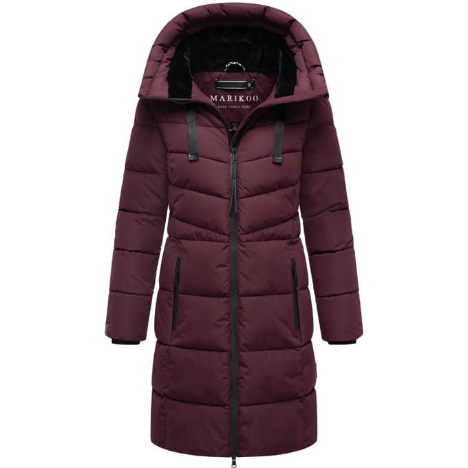 Marikoo Natsukoo dames winterjas – warm, teddyvoering & capuchon