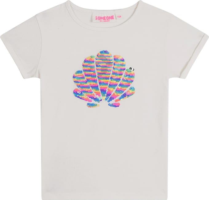 Someone ZORA-SG-02-J Meisjes T-shirt - ECRU