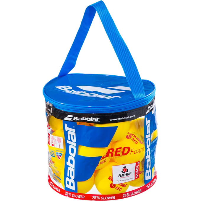 Set van 24 tennisballen Babolat Red Foam