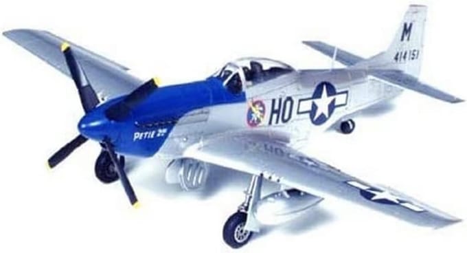 Modelbouwset Vliegtuig: Amerikaanse P-51D Mustang WO II Schaal 1:48