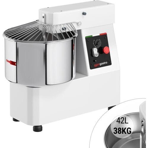 GGM Gastro Teigknetmaschine - 42 Liter / 38 kg - mit festem Kessel - Timerfunktion