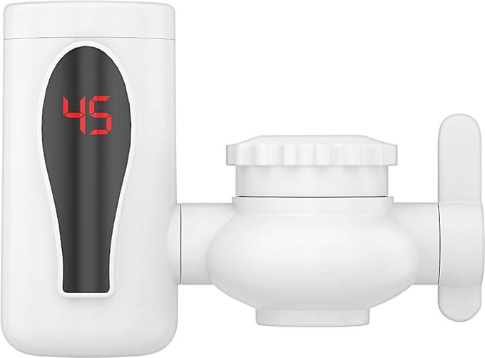 Directe Warmwaterkraan met Digitale Display en Dubbele Modus