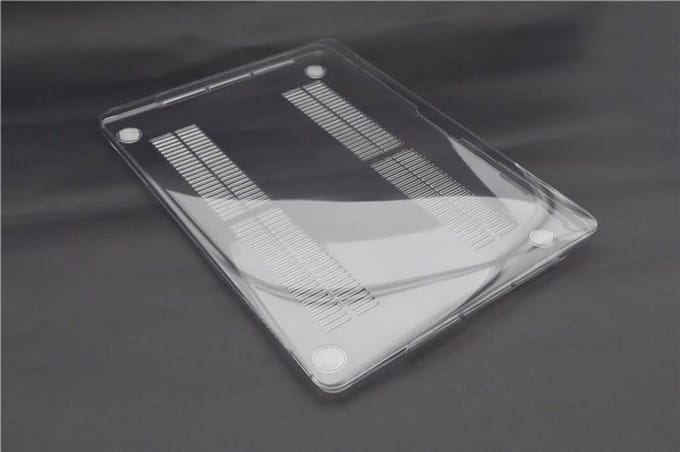 Hardcase laptop voor Macbook New 13.3" Pro touch bar - Transparant
