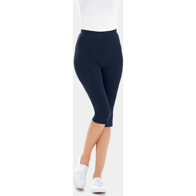 Comfortabele caprilegging - marine - Gr. 52 van Goldner Fashion