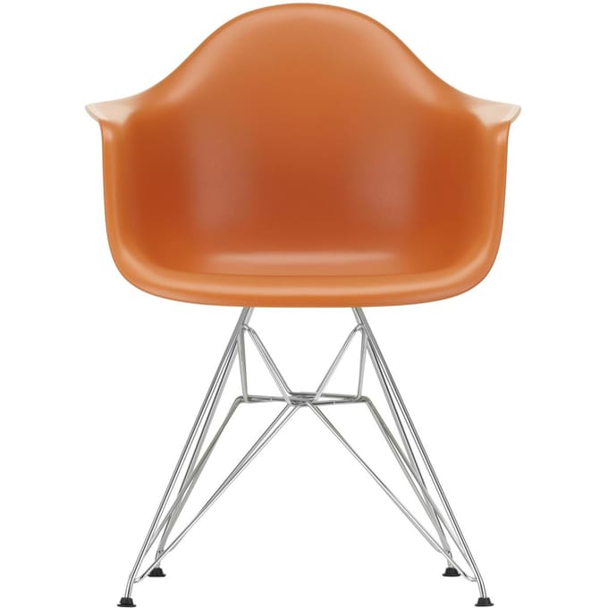 Vitra - DAR Eames Plastic Armchair - roestoranje RE - verchroomd