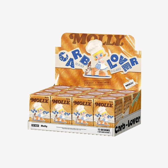 POP MART MOLLY Carb-Lover Serie Figuren Blind Box (Enkelpak / 12-delige set)