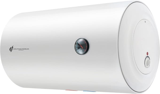 Horizontale elektrische waterboiler - 100 liter met verwarmingsindicator