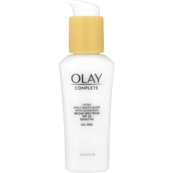Complete, Uv365 Dagelijkse Moisturizer, met Zonnebrandcrème, Spf 30, Gevoelig, 75 ml (2.5 fl oz) beige