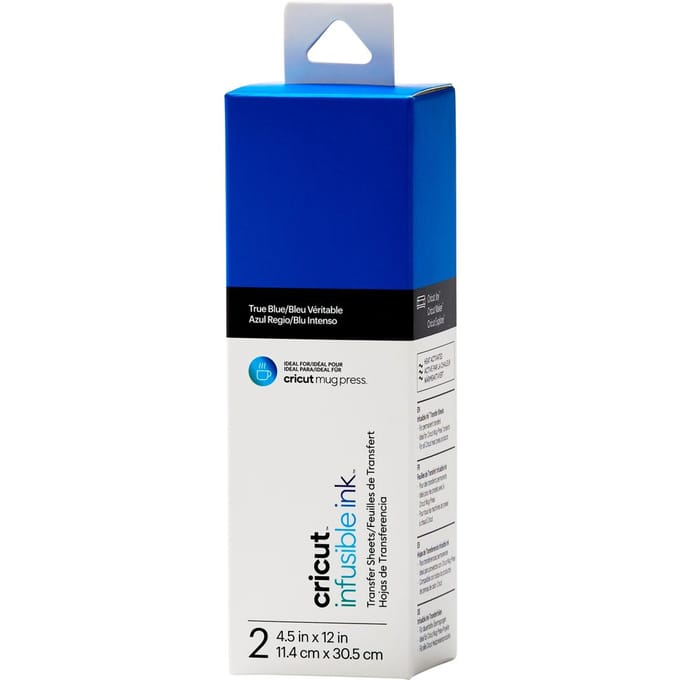Cricut Uni transferblad "Infusible Ink", 11,4 x 30,5 cm - True Blue