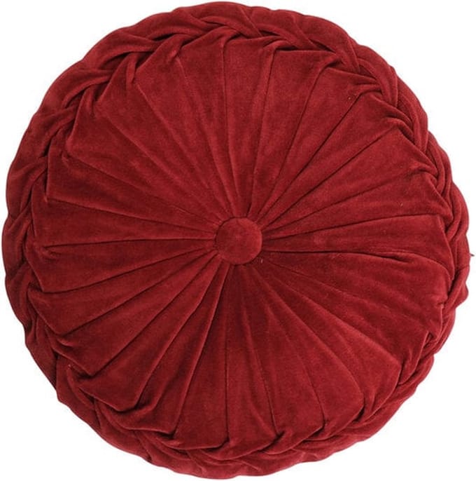 Kanan kussen rood dia40x10cm