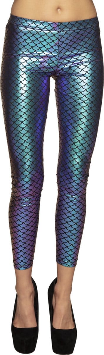 Boland - Legging Zeemeermin (M) - Volwassenen - Zeemeermin - Fantasy