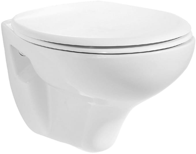 Creavit hangtoilet / ophang WC – wit – met sproeier (bidet)
