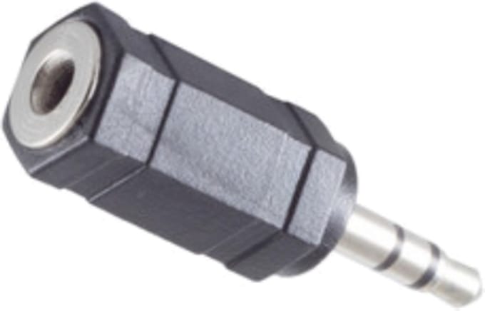 3,5mm Jack (m) stereo - 3,5mm Jack (v) mono audio adapter