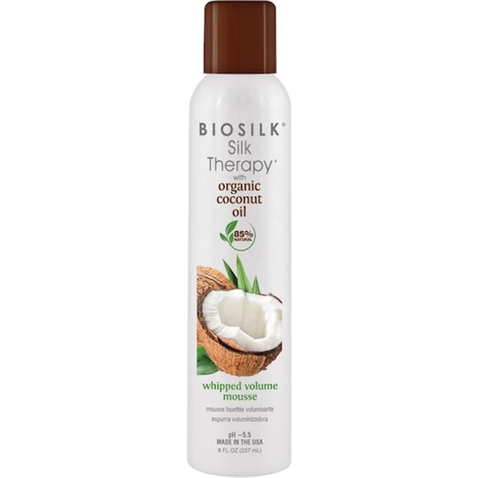 BIOSILK Silk Therapy with Natural Coconut Oil Whipped Volume Mousse Schuimmiddel Dames 237 ml