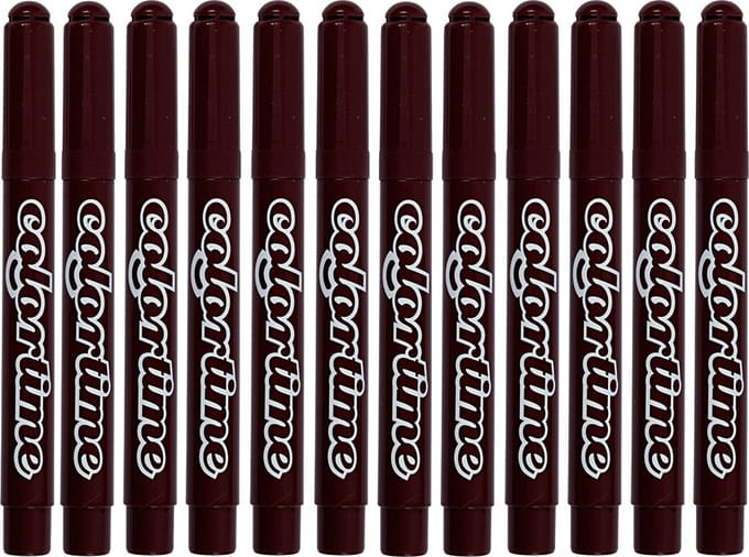 Colortime Stiften Lijndikte 5 Mm Donkerbruin 12 Stuks