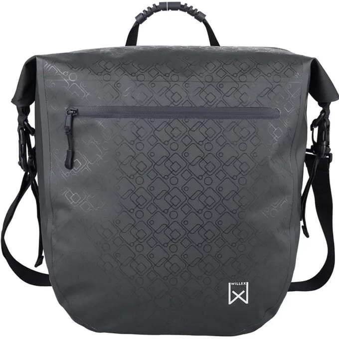 Willex - Dubbele Tas - 100% Waterdicht - Diepzee groen -