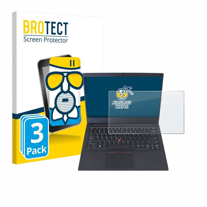 BROTECT - Screenprotector voor Lenovo ThinkPad E14 Gen 1 - Folie Beschermfolie Beschermglas matte 3 Stuks
