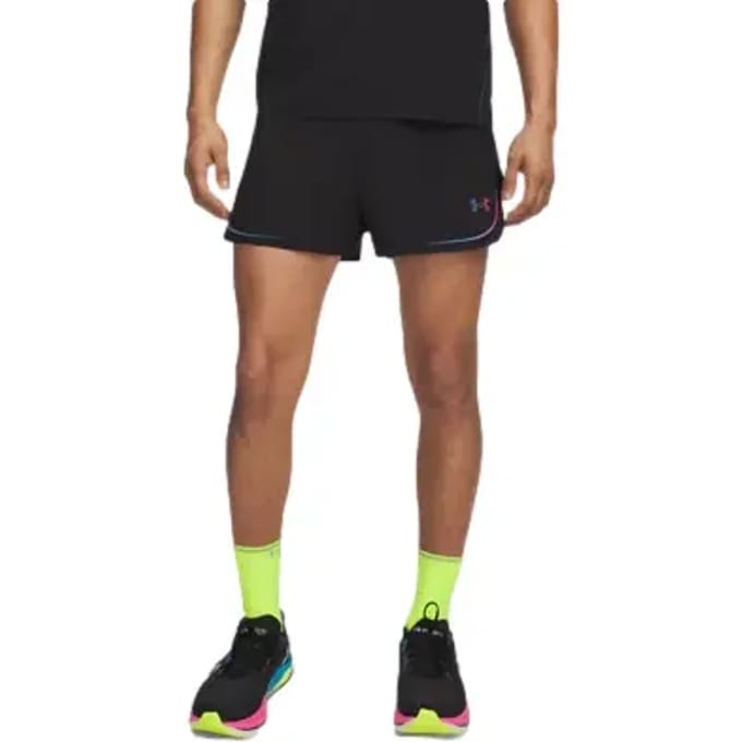 Under Armour Velociti Elite  Hardloopshorts Heren-zwart, pink