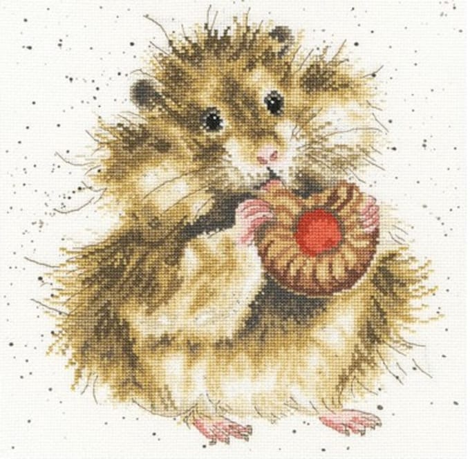 Borduurpakket Pluizige Hamster - Bothy Threads