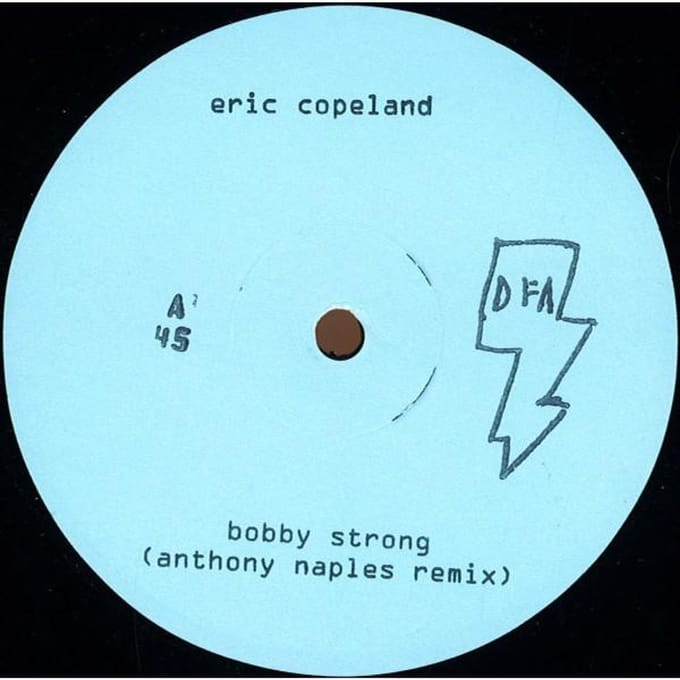 12-inch Plaat ERIC COPELAND (2) , LARRY GUS - Bobby Strong / The Night Patrols DFA2416 DFA 2014 VS Dans & Electronica gray