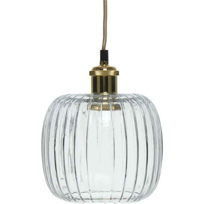 Glazen hanglamp Claudia rond | Decorationable