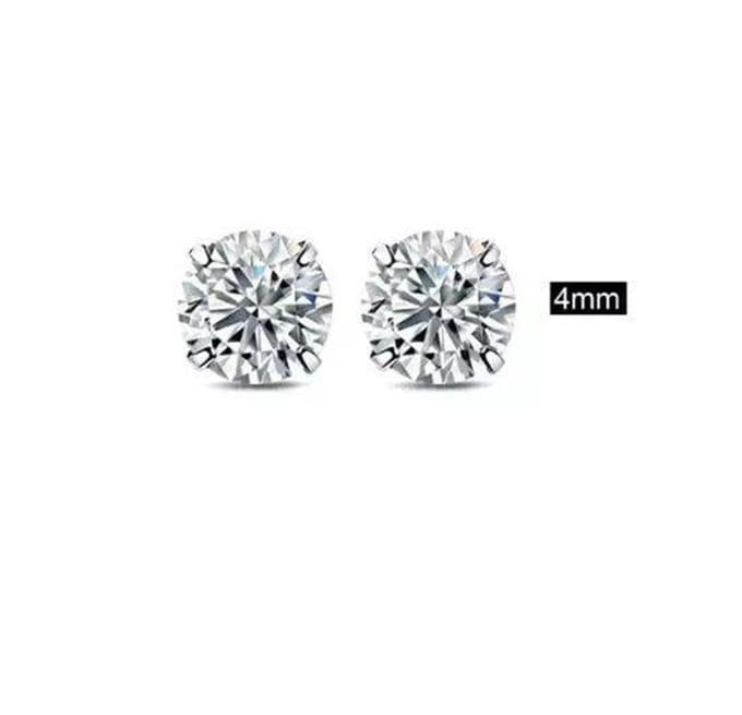 Jomide Zilverkleurige oorknoppen - 4 mm
