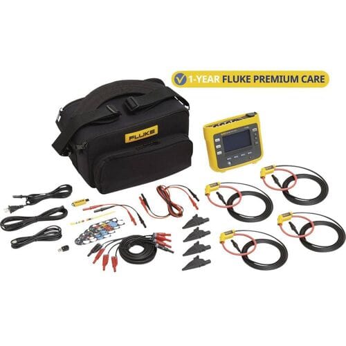 Fluke Fluke-1736/FPC EU Netwerkanalyser 3-fasig Met logger, Incl. stroomtang