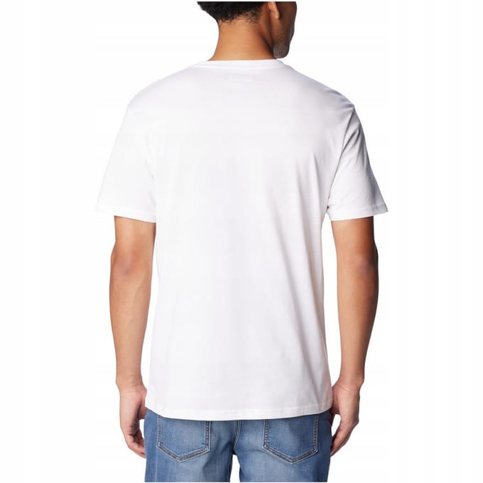 Columbia Heren Basis Logo T-Shirt (Wit)