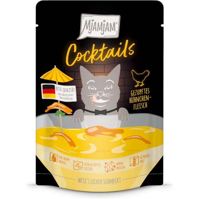 20x40g MjAMjAM Cocktails kip natvoer voor katten