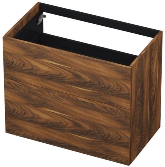 INK - Onderkast 2 Laden Push To Open 65cm Hout Decor - 800x450x650 Mm - Noten