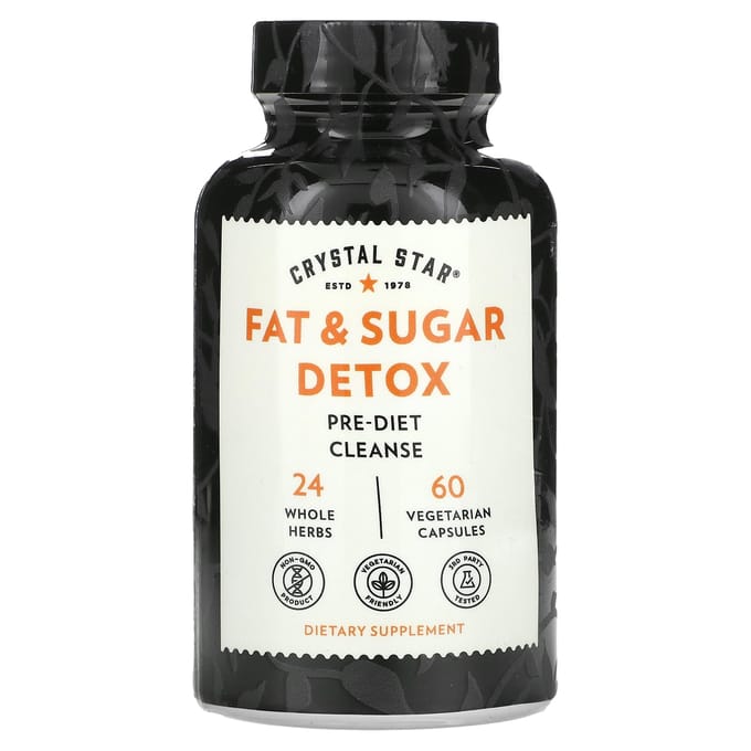 Vet & Suiker Detox, 60 Plantaardige Capsules