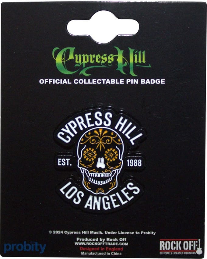 Cypress Hill - Los Angeles 1988 Pin - Multicolours