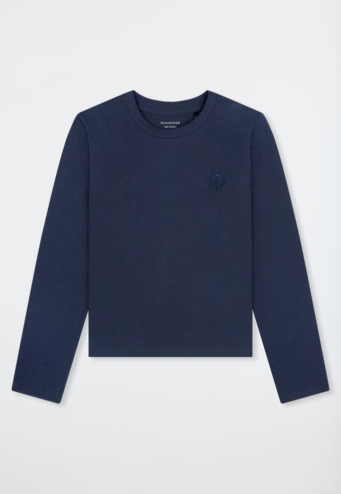 Shirt lange mouwen admiraal - SCHIESSER 150 Years 36