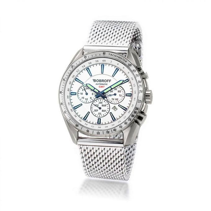 Bobroff Heren Horloge BF0015V2-S001 42mm 10 ATM