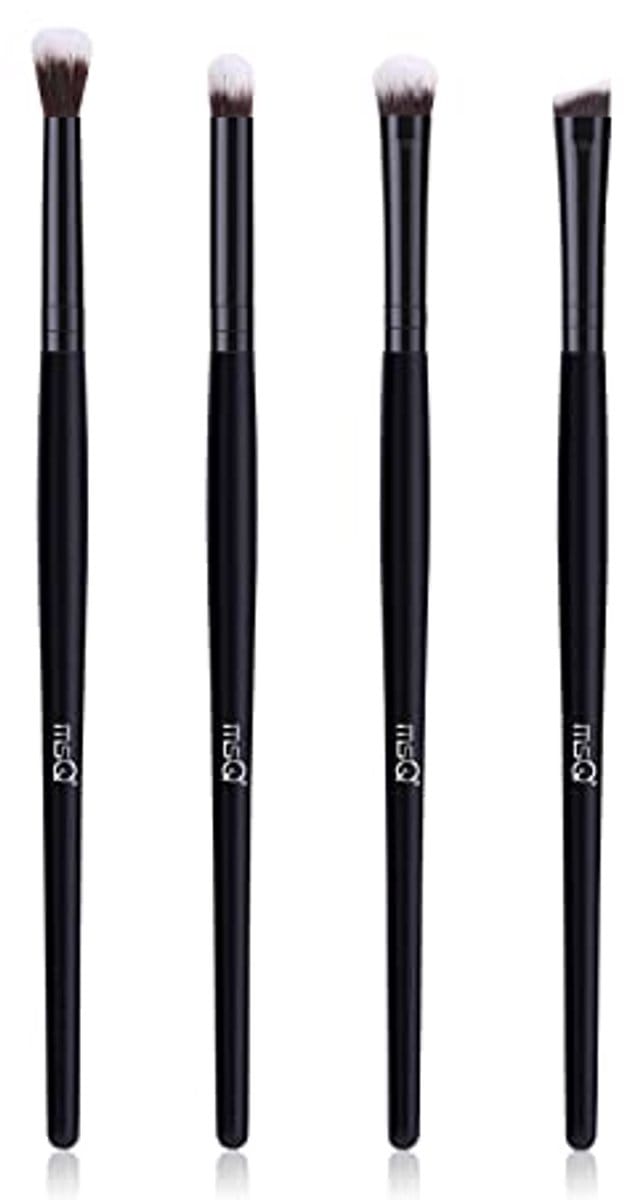 Oogschaduw Make-up Borstelset - 4 Delige Premium Set voor Perfecte Oogmake-up