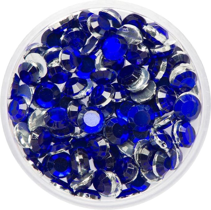 Eulenspiegel - Schmink - Face Jewels - Glitter Steentjes - Carnaval - kleur Saphir
