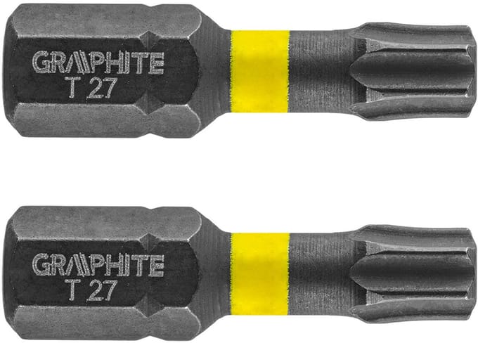 Graphite - Impact Bithouder - TX27 - 25 mm - Staal S2