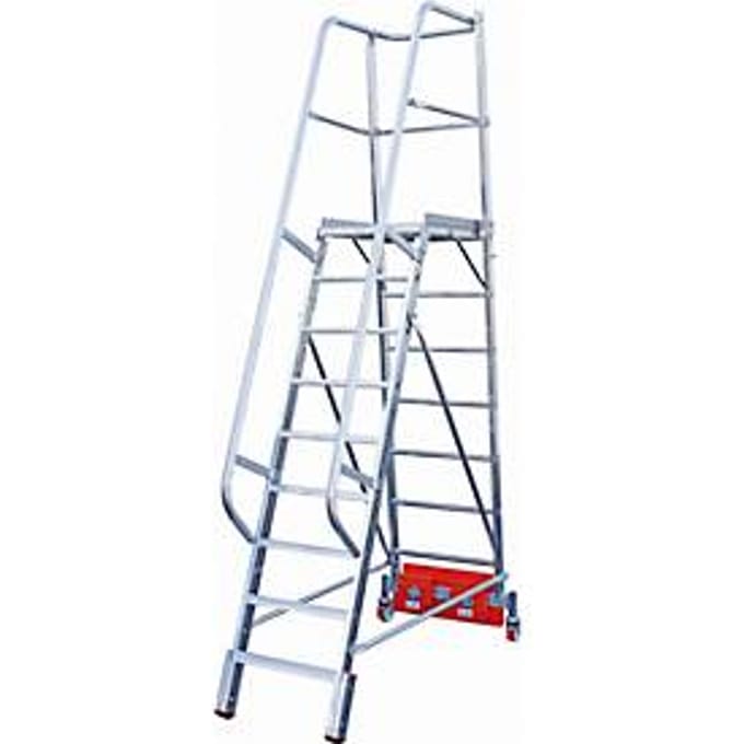 Platformladder, Vario Alu, 9 treden