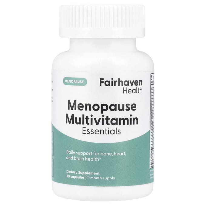 Fairhaven Health, Essentiels Multivitaminés Ménopause, 30 Capsules