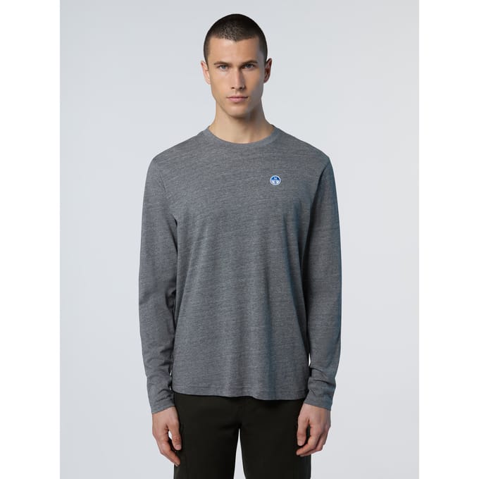 North Sails T-shirt Lange mouwen met logopatch
