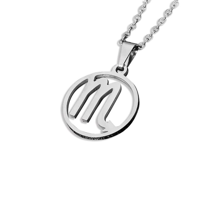 Sterrenbeeld ketting zilverkleur Schorpioen