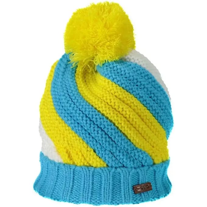 Cmp 5505009j Knitted Muts Geel,Blauw Kinderen