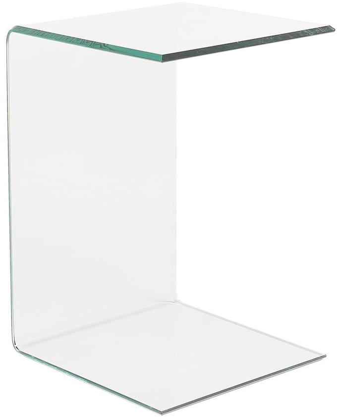 LOURDES - Bijzettafel - Transparant - Veiligheidsglas