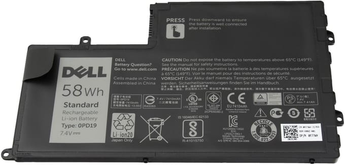 Dell 2GXTM Batterij - 58Wh