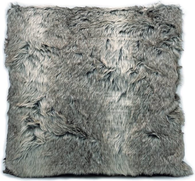 Lavandoux - Bont Kussen - Imitatie Bont - Taupe - 50x50
