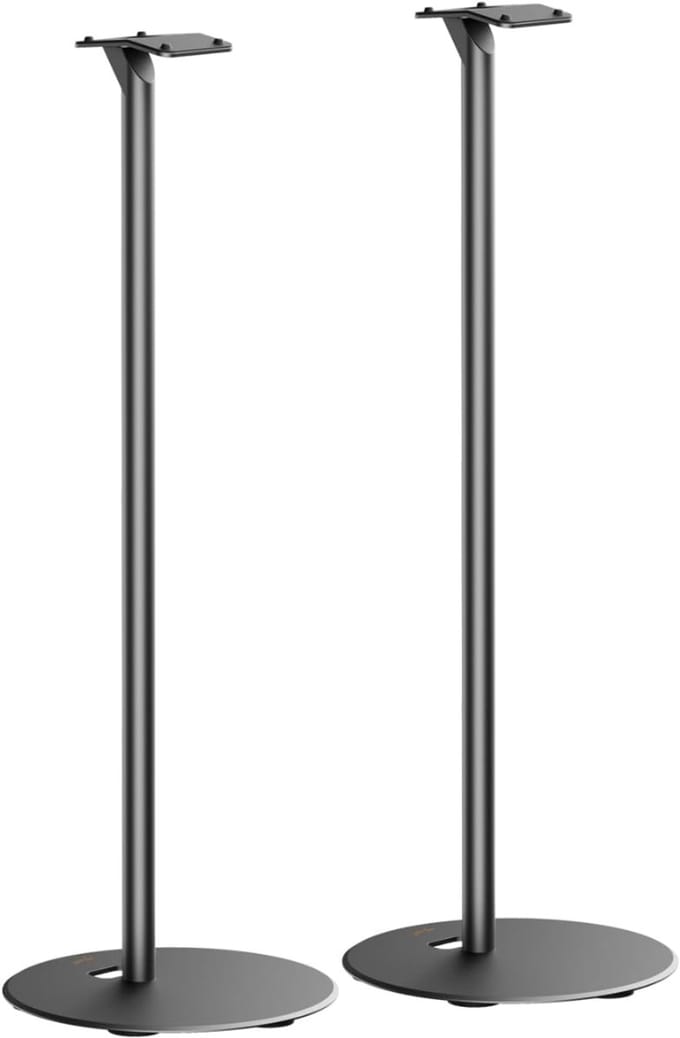 QORA® Luidspreker Standaard - Standaard - Luidsprekerstandaard - Zwart - 25cm x 25cm x 72cm
