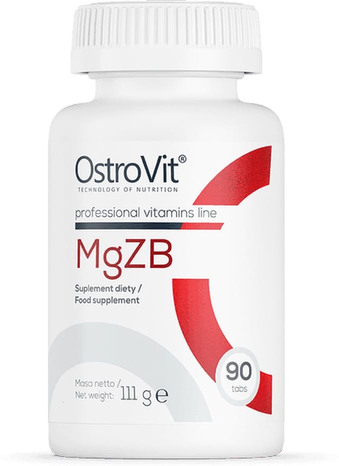 Mineralen - OstroVit MgZB 90 tabletten - Magnesium - Zink - Vitamine B6