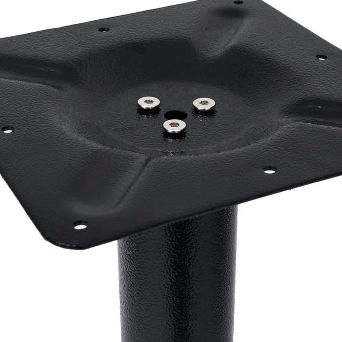 vidaXL Bistrotafelpoot Ø43x107 cm gietijzer zwart
