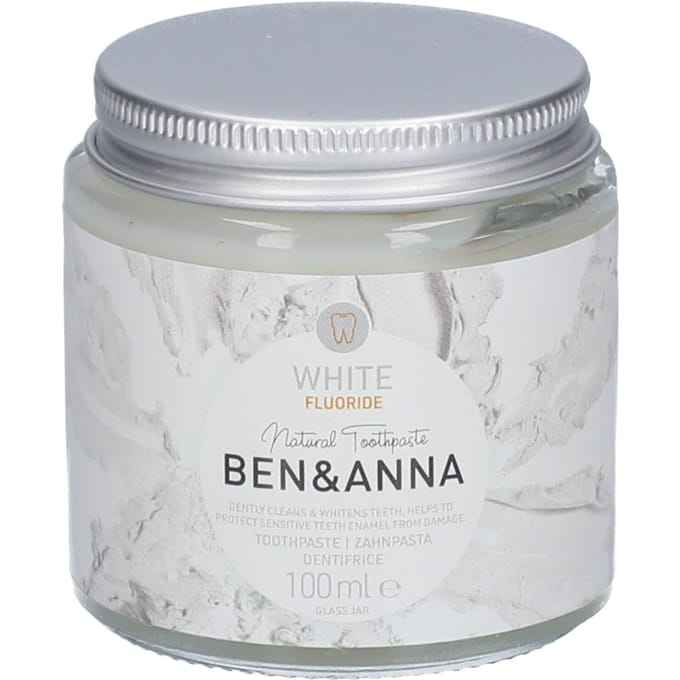 Ben & Anna Ben &amp; Anna Natural Toothpaste White + Fluoride 100 ml